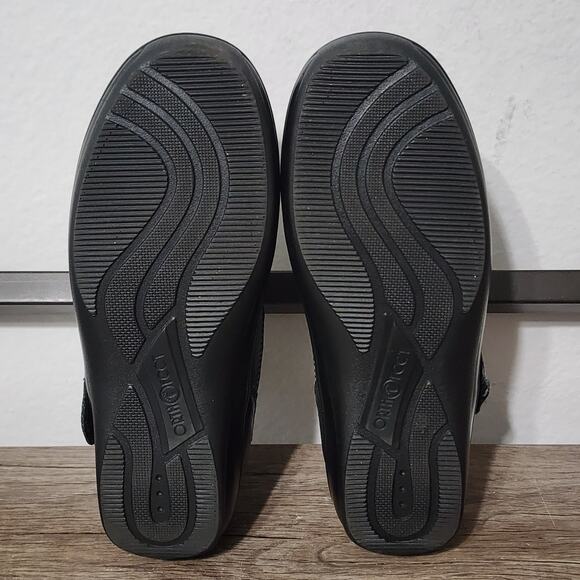 Orthofeet 872 Sarasota Beach Women's Orthopedic Shoes Sneakers Size 7 Black 2E - Picture 6 of 9